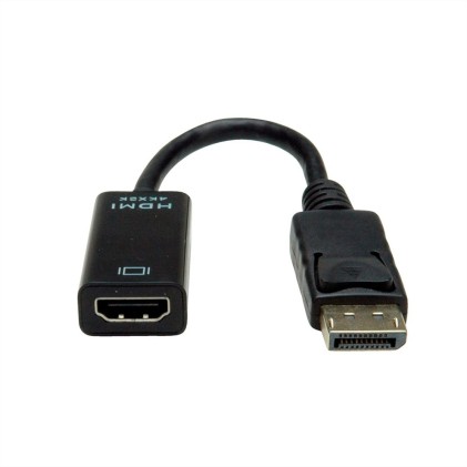 Adattatore Dp-Hdmi M/F Hq 4K 2160P Con Cavo Value