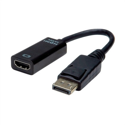 Adattatore Dp-Hdmi M/F Hq 4K 2160P Con Cavo Value