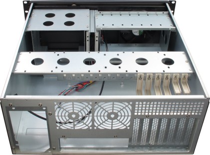 Inter-Tech IPC 4U-4088-S Supporto Nero