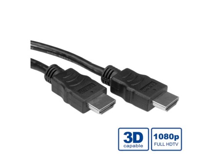 Cavo Hdmi+Ethernet 4K 5Mt M/M Bk