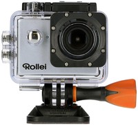 Action Camera Rollei Uhd 4K 25Fps 525 Argento Wifi+Accessori