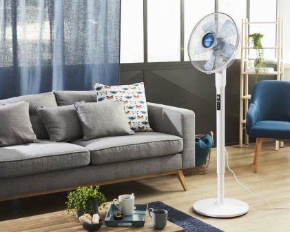 Ventilatore Rowenta Turbo Silence Extreme + Vu5840 Bianco