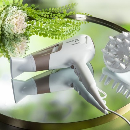 Phon Rowenta Cv5830 Studio Dry Glow Bianco E Bronzo