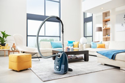 Aspirapolvere Traino Rowenta Power Xxl Silence Blu Acqua Deep Dive Ro3