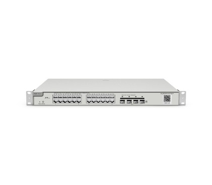 Reyee Cloud Switch Managed Gigabit L2, 24 Porte Gigabit Rj45, 4 Slot Sfp+ 10G, 19" Rack Mount