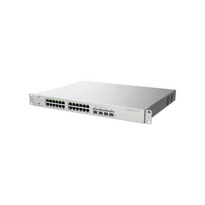Reyee Cloud Switch Managed Gigabit Poe L3, 24Xge Poe 4Xsfp+, Power Budget 370W, Rack Mount