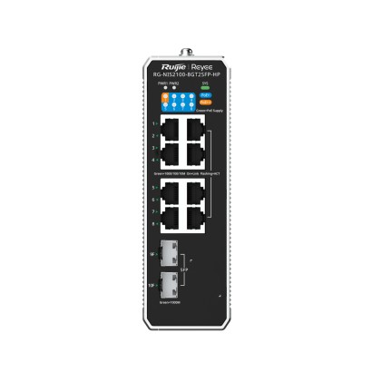 Reyee Cloud Industrial Switch L2 Full Managed Ip40, 8Xrj45 Gigabit, 2Xsfp, 7 P. Poe+ E 1 P. Poe++
