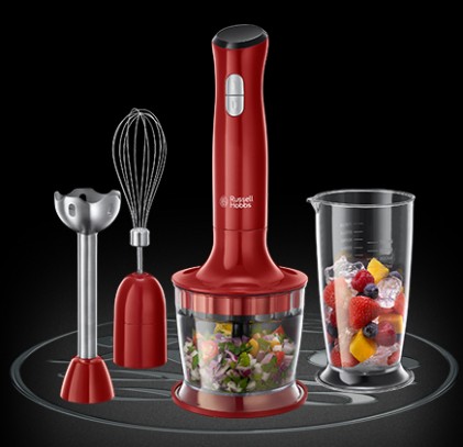 Frullatore Immersione Russell Hobbs Desir&egrave; Rosso 24700-56 500W