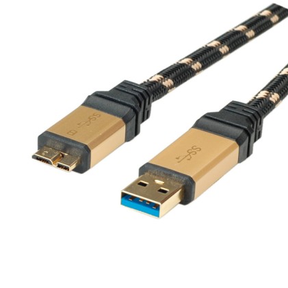 Cavo Usb 3.2 A-Micro B 0,8Mt M/M Usb 3.2 Gen 1