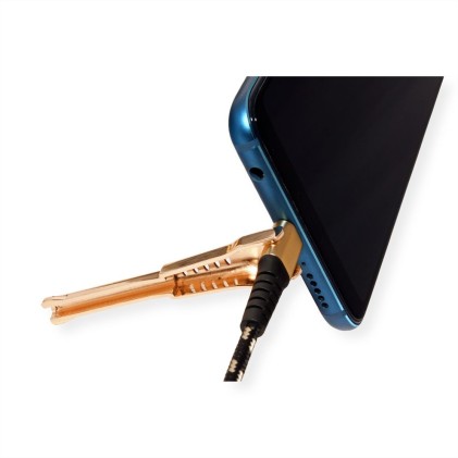 Cavo Usb 2.0 A-C 1Mt M/M Supporto Smartphone