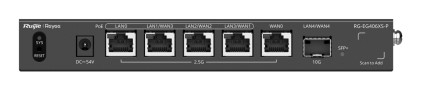 Ruijie Networks RG-EG406XS-P router cablato 2.5 Gigabit Ethernet Nero