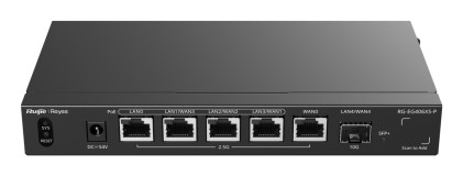 Ruijie Networks RG-EG406XS-P router cablato 2.5 Gigabit Ethernet Nero