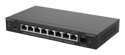 Ruijie Networks RG-ES209MG-P switch di rete Gestito L2 2.5G Ethernet (100/1000/2500) Supporto Power over Ethernet (PoE) Nero