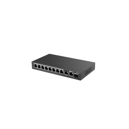Ruijie Networks RG-ES210GS-P switch di rete Gestito L2 Gigabit Ethernet (10/100/1000) Supporto Power over Ethernet (PoE) Nero