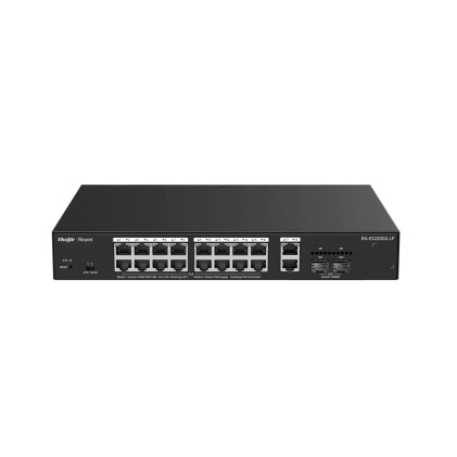 Ruijie Networks RG-ES220GS-LP switch di rete Gestito L2 Gigabit Ethernet (10/100/1000) Supporto Power over Ethernet (PoE) Desktop Nero