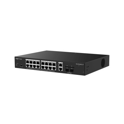 Ruijie Networks RG-ES220GS-LP switch di rete Gestito L2 Gigabit Ethernet (10/100/1000) Supporto Power over Ethernet (PoE) Desktop Nero