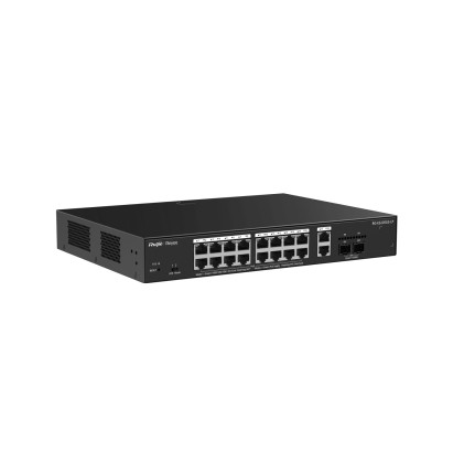 Ruijie Networks RG-ES220GS-LP switch di rete Gestito L2 Gigabit Ethernet (10/100/1000) Supporto Power over Ethernet (PoE) Desktop Nero