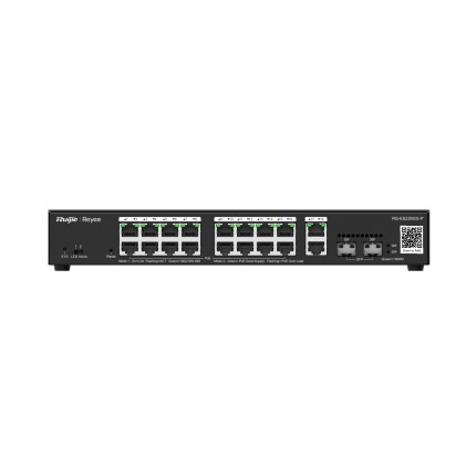 Ruijie Networks RG-ES220GS-P switch di rete Gestito L2 Gigabit Ethernet (10/100/1000) Supporto Power over Ethernet (PoE) Nero