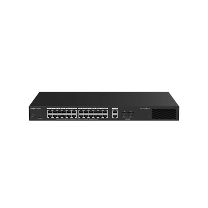 Ruijie Networks RG-ES228GS-LP switch di rete Gestito L2 Gigabit Ethernet (10/100/1000) Supporto Power over Ethernet (PoE) Desktop Nero