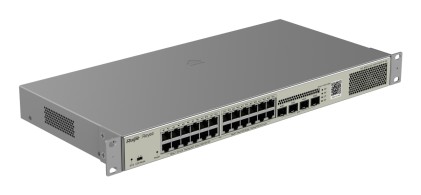 Ruijie Networks RG-NBS3100-24GT4SFP-P-V2 switch di rete Gestito L2 Gigabit Ethernet (10/100/1000) Supporto Power over Ethernet (PoE) Metallico
