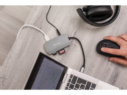 Docking station Sandberg USB-C 6in1 Travel Dock