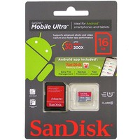 MemoryCard SDHC Micro Card 16GB SANDISK Mobile Ultra Android Class 10 rt