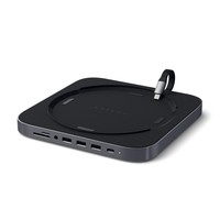 Supporto Stand Allum. & Hub Macmini Hub Usb-C/Sdcard/Usb3/Jack Satechi
