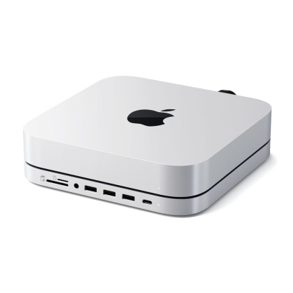 Stand Hub Macmini M1 Ssd Alluminio 1Xusb-C 3Xusb-A Micro/Sd Jack >2018