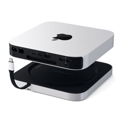 Stand Hub Macmini M1 Ssd Alluminio 1Xusb-C 3Xusb-A Micro/Sd Jack >2018