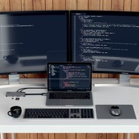 Adattatore 4K Dual Multimedia Spg Satechi Spacegray