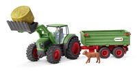 Giocattolo Schleich Farm World 42379 Trattore con rimorchio
