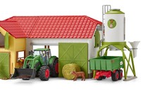 Giocattolo Schleich Farm World 42379 Trattore con rimorchio