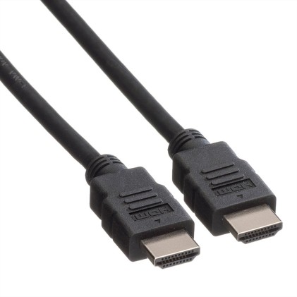 Roline Green Hdmi High Speed Cable E Ethernet, M M, Black, 2M