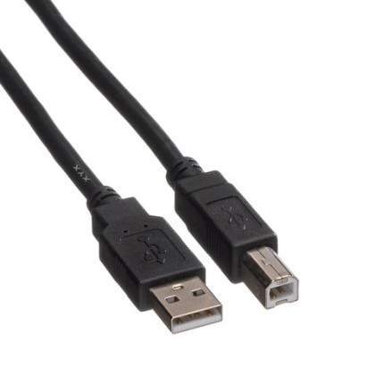 Roline Green Usb2.0 Cable, A - B, M/M, Black, 1.8M