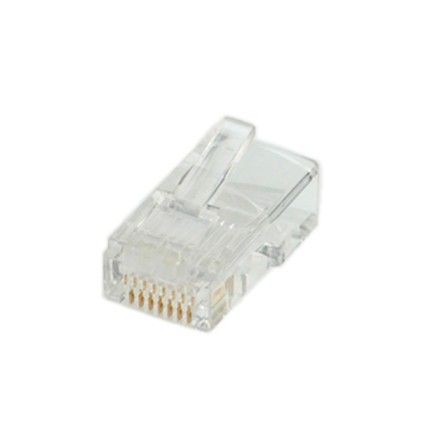 Roline Connettore Modulare Utp Cat5E Classe D 8P8C Montaggio Su Cavo Rj45 Grigio