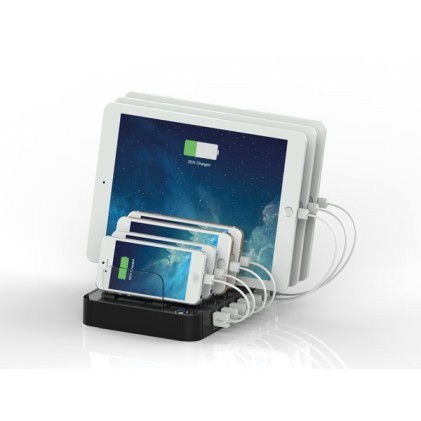 Roline Stazione Di Ricarica Tablet, Cel, Usb, 7 Porte