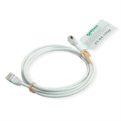 Roline Green U/Ftp Datacenter Patchcord Cat.6A/Class Ea, Lsoh/Tpe, Slim, Grey, 0.5M