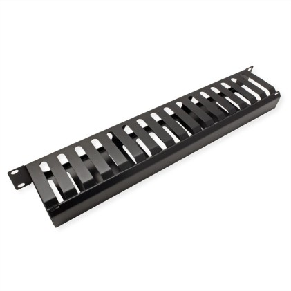 Value Piastra Gestione Cavi, 40X80Mm, Black