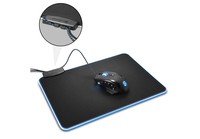 Sharkoon Mousepad Gaming Rgb Usb, Tessuto, Softmat, Pinza Bloccafilo