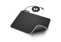 Sharkoon Mousepad Gaming Rgb Usb, Tessuto, Softmat, Pinza Bloccafilo