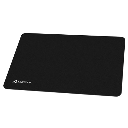 Sharkoon Mousepad Tappetino Gaming 1337 Mat Black V2 M, Lunghezza 28Cm