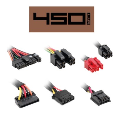 Sharkoon SilentStorm SFX Bronze alimentatore per computer 450 W 20+4 pin ATX Nero