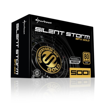 Sharkoon SilentStorm SFX Gold alimentatore per computer 500 W 20+4 pin ATX Nero