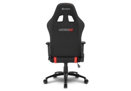 Sharkoon SKILLER SGS2 Sedia da gaming per PC Seduta imbottita Nero, Rosso