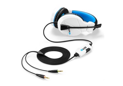 Sharkoon RUSH ER3 Cuffia Padiglione auricolare Nero, Blu, Bianco
