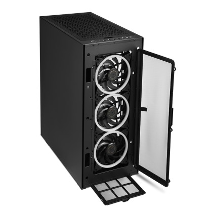 Sharkoon Case Rev300 Full-Tower, Side Glass - Black