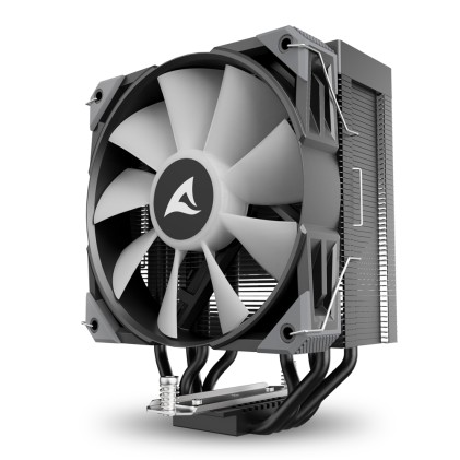 Sharkoon Dissipatore Ad Aria 1X 120Mm Argb Pwm Fan, 4X Copper Pipes, Direct Touch, Tdp 220W, Effetto