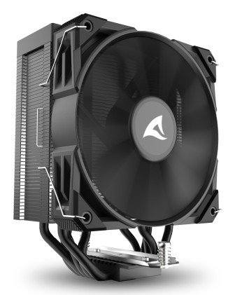 Sharkoon Dissipatore Ad Aria 1X 120Mm Pwm Fan, 5X Copper Pipes, Direct Touch, Tdp 230W