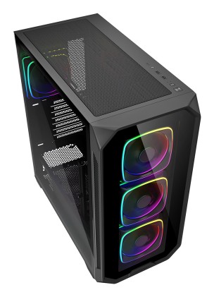 Sharkoon Case Ak5G Rgb Atx Black