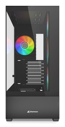 Sharkoon Case Ak6 Rgb Black Atx